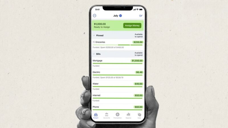 You Need A Budget (YNAB) Budgeting App