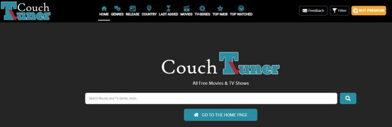 Screenshot of the Coach Tuner website