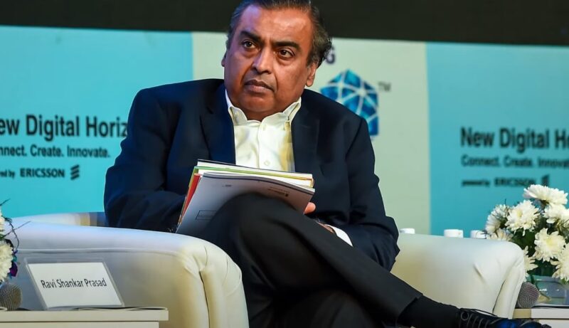 Mukesh Ambani at one of the conferences