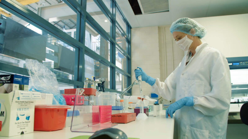 Laboratory in the Serum Institute of India