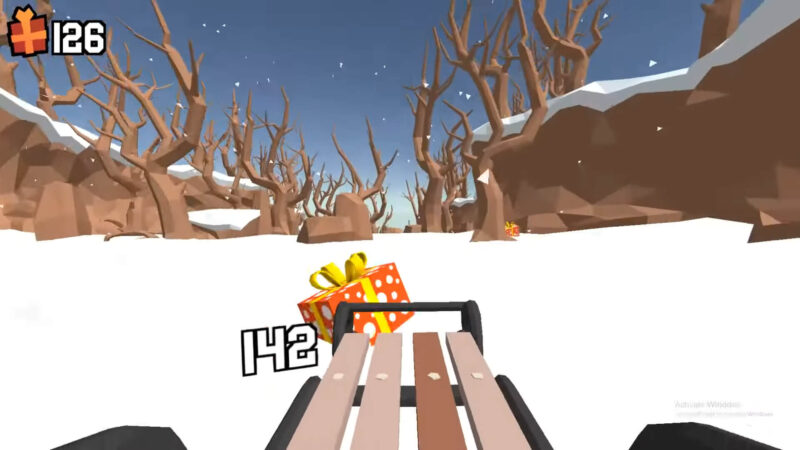 Graphics of the game Snow Rider 3D